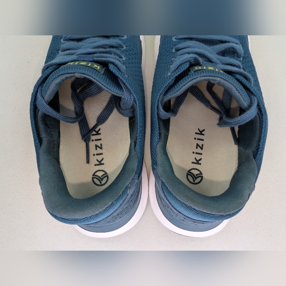 Kizik Lima Hands Free Running Shoes Womens Size 7 Blue Tidepool Sneakers - Picture 12 of 14